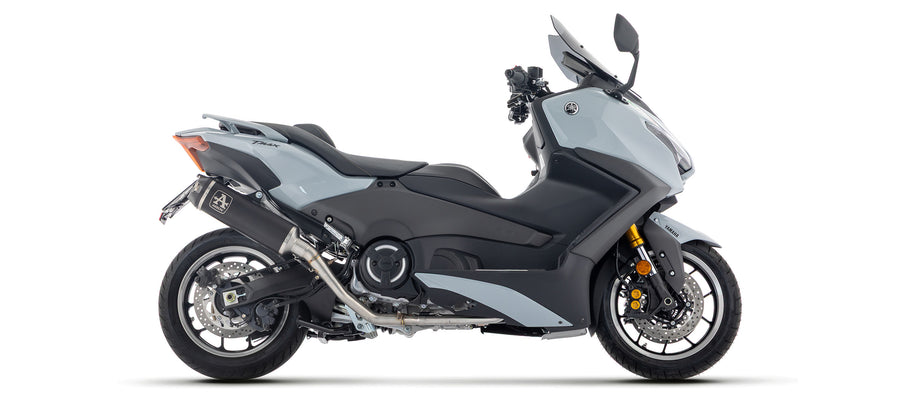 Yamaha TMAX 560 2025/2026 Full system racing with Indy Race titanium "Dark" silencers