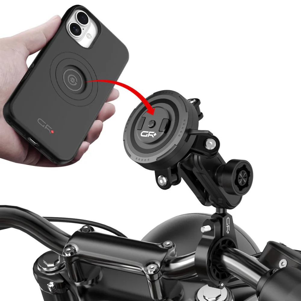 GRXPLORE GR-MT6-B Anti-theft Handelbar Mount Kit with Vibration Dampener