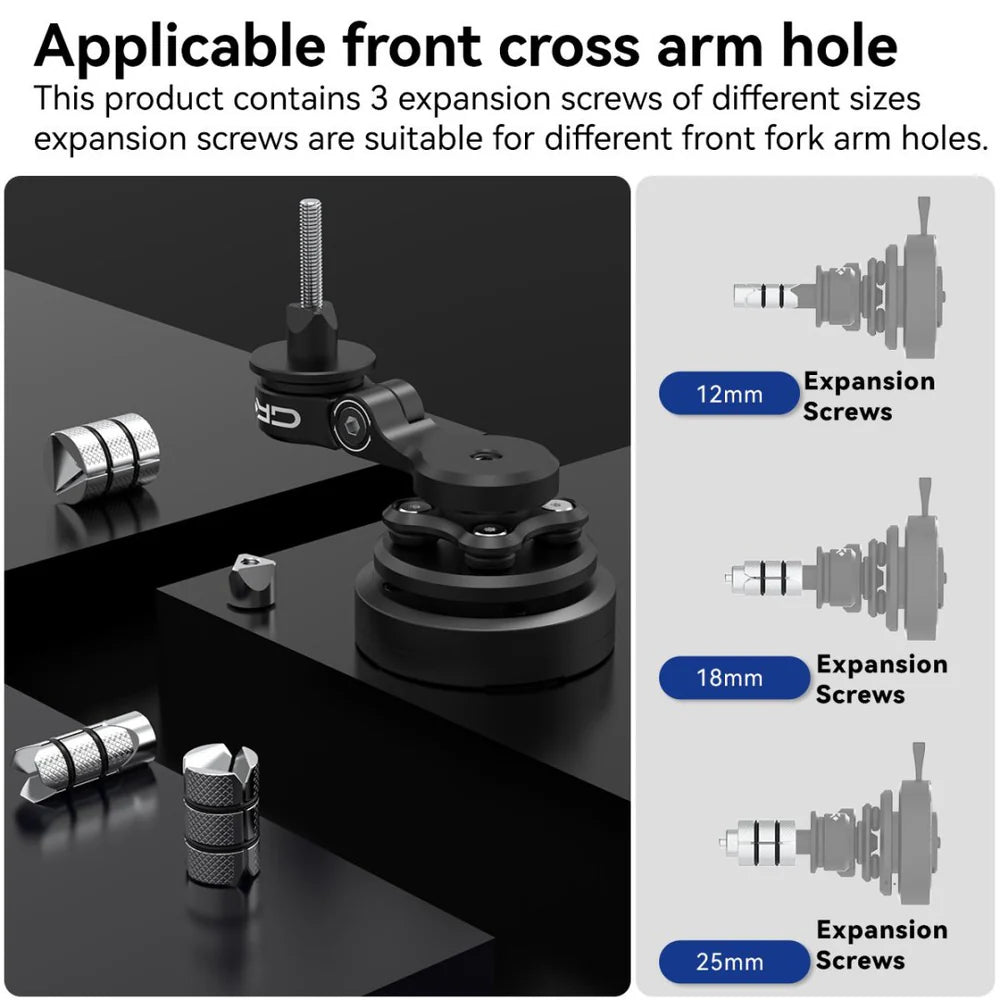 GRXPLORE GR-MT7 Fork Stem Mount with Vibration Dampener PRO