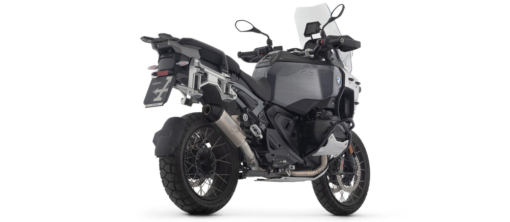 BMW R1300 GS/Adventure Indy Race Evo Carbon End Cap Titanium
