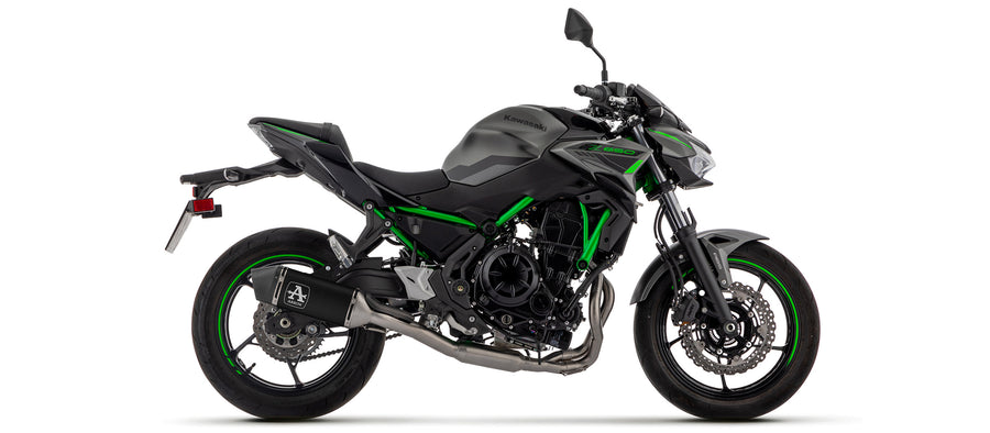 Kawasaki Z 650 2024/2026 Full system with Veloce aluminium "Dark" silencer